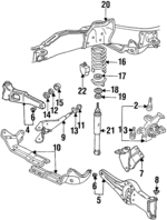 F37Z3130A - Suspension: Knuckle for Ford: Ranger Image