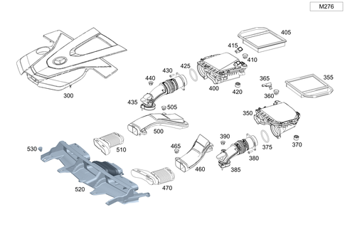 Gasoline Vehicle Air Intake for 2021 Mercedes-Benz GLC43 AMG #0