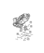 6501742 - Engine Mounting: Hex Head Screw for Mopar Image