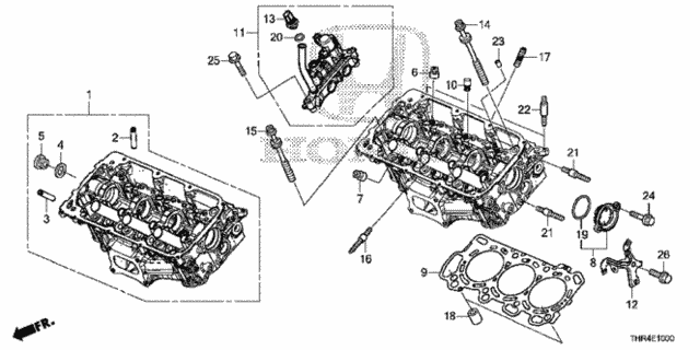 Front Cylinder Head for 2021 Honda Odyssey #0