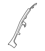 1K4867766A82V - Body: Lower Quarter Trim for Volkswagen Image