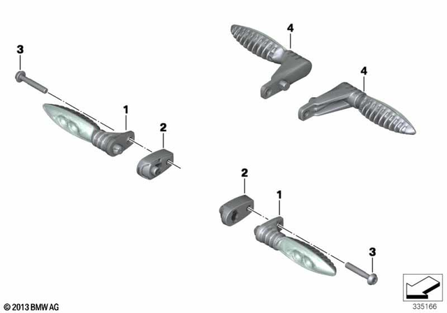 63138522499 - Protection: Led Turn Indicator -  for BMW-Motorrad Image