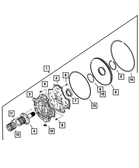 Oil Pump for 2007 Jeep Commander #0