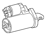 61519801 - Electrical: Starter for Mercedes-Benz Image