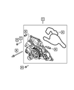 6102184AA - Cooling: Hex Head Bolt And Coned Washer for Mopar Image