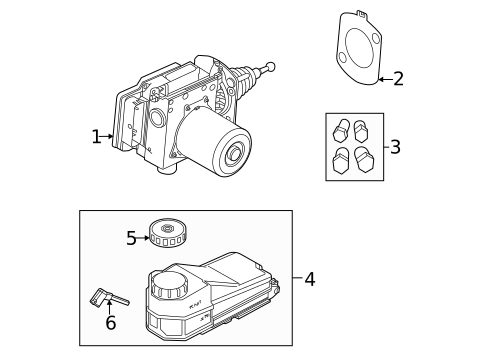 Master Cylinder - Components On Dash Panel for 2022 Land Rover Range Rover #1