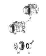 68031616AA - Air Conditioners and Heaters: A/c Compressor Pulley Hub Kit for Mopar Image