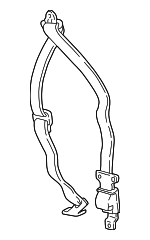 1L2Z98611B09AAB - Electrical: Retractor Assembly for Ford: Explorer Sport Image