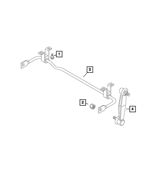 Rear Stabilizer Bar for 2021 Jeep Renegade #0