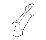 71548SCVA00 - : 2003-2008 Honda Element - Bracket L Rear Bumper Support for Honda: Element Image