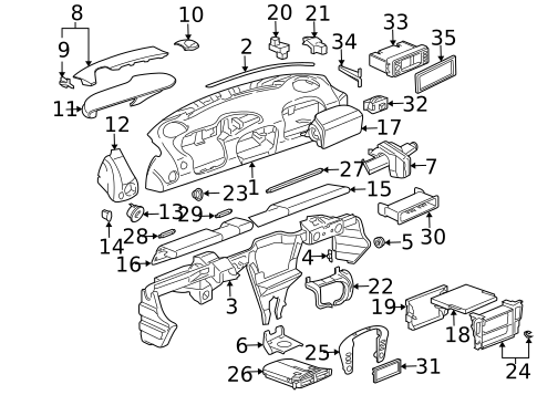 Instrument Panel for 2005 Porsche 911 #0