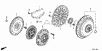 21350PRB000 - Engine: COVER, CLUTCH CASE for Acura Image