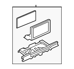 8W1919604 - Body: Display Unit for Audi Image