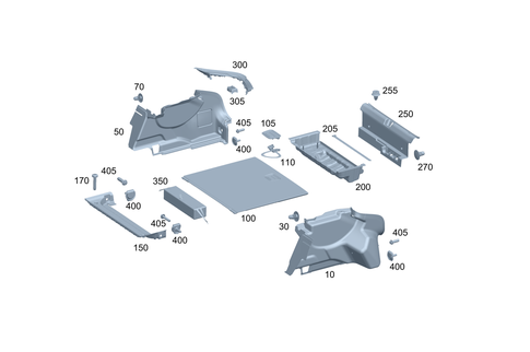 Trunk Lining for 2023 Mercedes-Benz EQE AMG #0