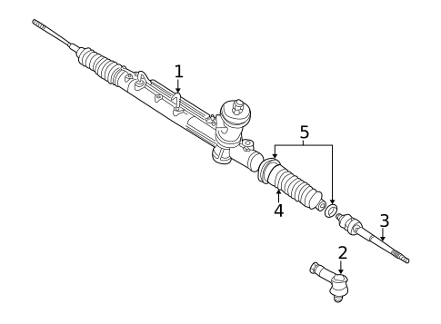Steering Gear & Linkage for 2005 Mercury Mariner #0