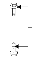 934070802008 - Body: Reinforce Bar Bolt for Acura: RSX Image