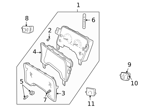 Instruments & Gauges for 2004 Dodge Dakota #0