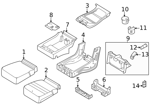 Front Seat Components for 2019 Ford F-150 #3
