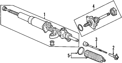 Steering Gear & Linkage for 2000 Honda S2000 #1