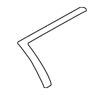 9133837 - Body: Quarter Glass Molding for Volvo: V70 Image