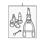 31299177 - Body: Adhesive Kit for Volvo: C30, C70, S40, S60, S70, S90, V40, V50, V60, V60 Cross Country, V70, XC70, XC90 Image