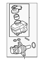 4720130870 - : Master Cylinder for Lexus: GS Turbo, GS200t, GS300, GS350, IS200t, IS300, IS350, RC200t, RC300, RC350 Image
