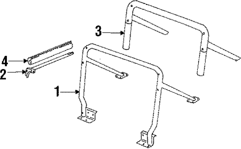 Roll Bar for 1994 Jeep Wrangler #0