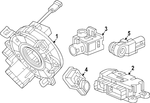 Air Bag Components for 2024 Chevrolet Silverado EV #2