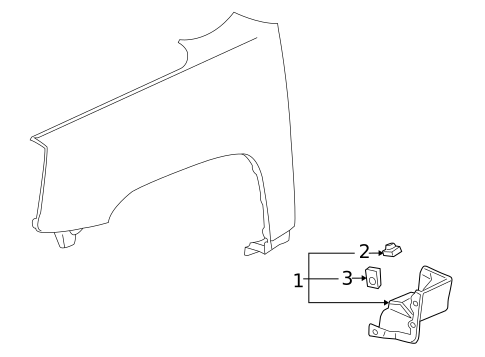 Exterior Trim - Fender for 2015 GMC Terrain #0