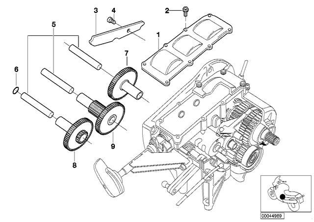 23117651049 - : O-Ring - 6X1.2 for BMW-Motorrad Image