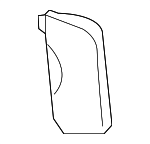 Genuine Honda Civic Rear Tow Hook Cover - White Orchid Pearl 2017-2021 71506-TGG-A00ZF