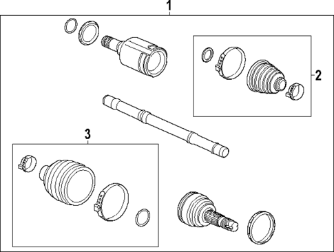 Drive Axles for 2024 Chevrolet Trax #0