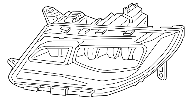 2018-2020 Lincoln MKZ Headlamp Assembly JP5Z-13008-N | OEM Parts