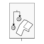 ML3Z9647B - Engine: Inlet Tube Mount Bracket for Ford Image