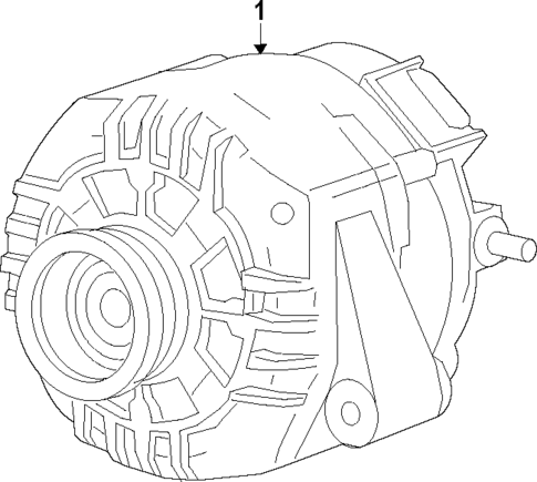 Alternator for 2018 Buick Regal Sportback #1