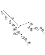 68106147AF - Brakes: Brake Tube, Left for Fiat: 500 Image