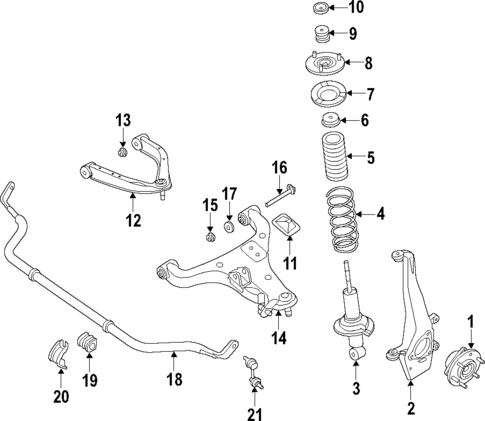 Front Suspension for 2024 Nissan TITAN #0