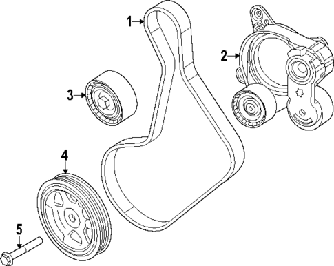 Belts & Pulleys for 2025 Dodge Hornet #0