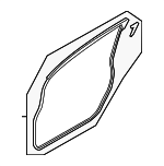 D65159760D - : Door Weather-Strip - Driver's Side (LH) for Mazda: 2 Image