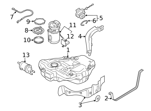 Fuel System Components for 2012 Volkswagen Golf #0