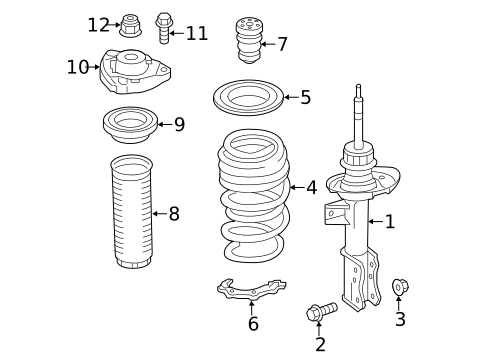 Struts & Components for 2025 Mercedes-Benz SL55 AMG #2
