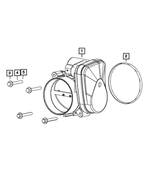 68271245AA - Fuel and Accelerator Pedal: Throttle Body To Intake Seal for Dodge: Challenger, Charger, Durango | Jeep: Grand Cherokee | Ram: 1500 Image image