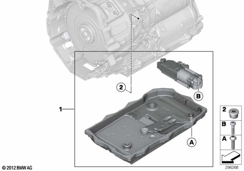 Individual Transmission Parts for 2014 BMW Hybrid 5 #8