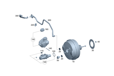 Brake Booster for 2025 Mercedes-Benz AMG&reg; GT 55 #0