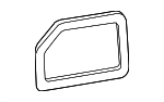 99157385000 - HVAC: Blower Case Gasket for Porsche: 718 Boxster, 718 Cayman, 718 Spyder, 911, Boxster, Cayman Image