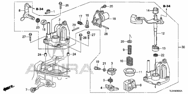 MT Shift Arm for 2010 Acura TSX #0