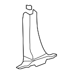 25890518 - Body: Lower Center Pillar Trim for GM Image