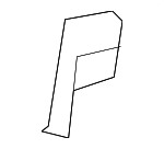 15870418 - Body: Upper Center Pillar Trim Hole Cover for GM Image