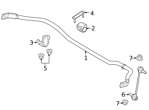Stabilizer Bar & Components for 2024 Ford F-150 #0