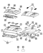 68271739AB - Body Sheet Metal Except Doors: Hood To Cowl Weatherstrip for Mopar Image